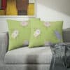 Green Floral Pillow Sham - Image 2