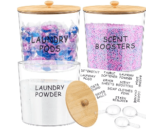 laundry detergent pod containers