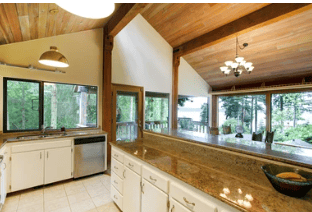 modern log cabin kitchen ideas