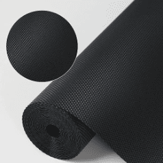 black roll of shelf liner