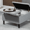 Square Storage Ottoman - Image 3