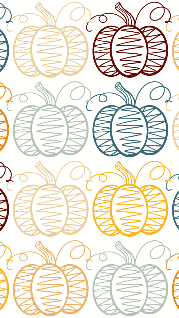 patterned pumpkins 