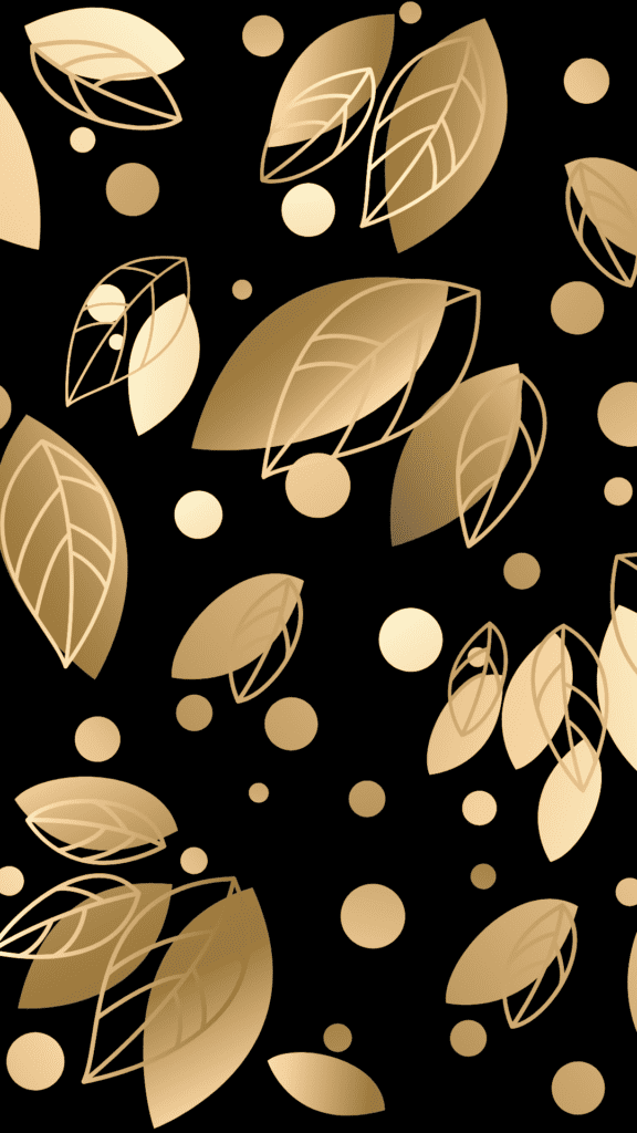 leaf pattern in black background fall wallpapers