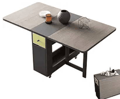 foldable table for small houses, spaces and caravan
