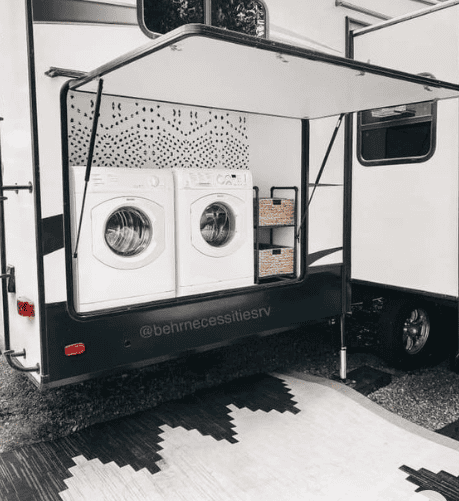 laundry for small travel trailer