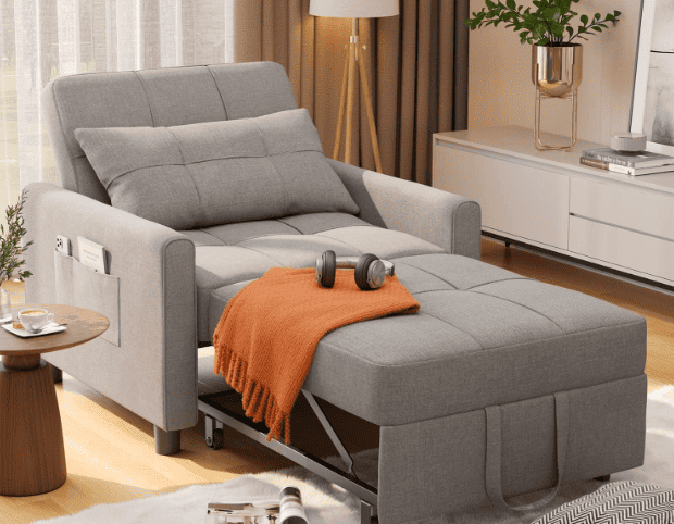 how to arrange 2 beds in one small room chair that becomes a bed