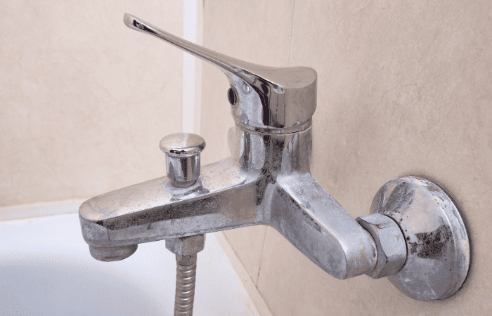 how to clean chrome faucets - dirty faucet