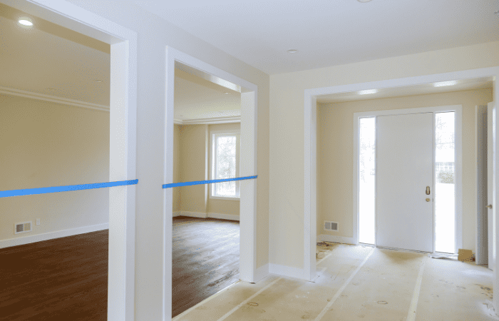 should you renovate before renting home interior under construction