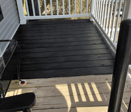 two tone deck stain ideas
