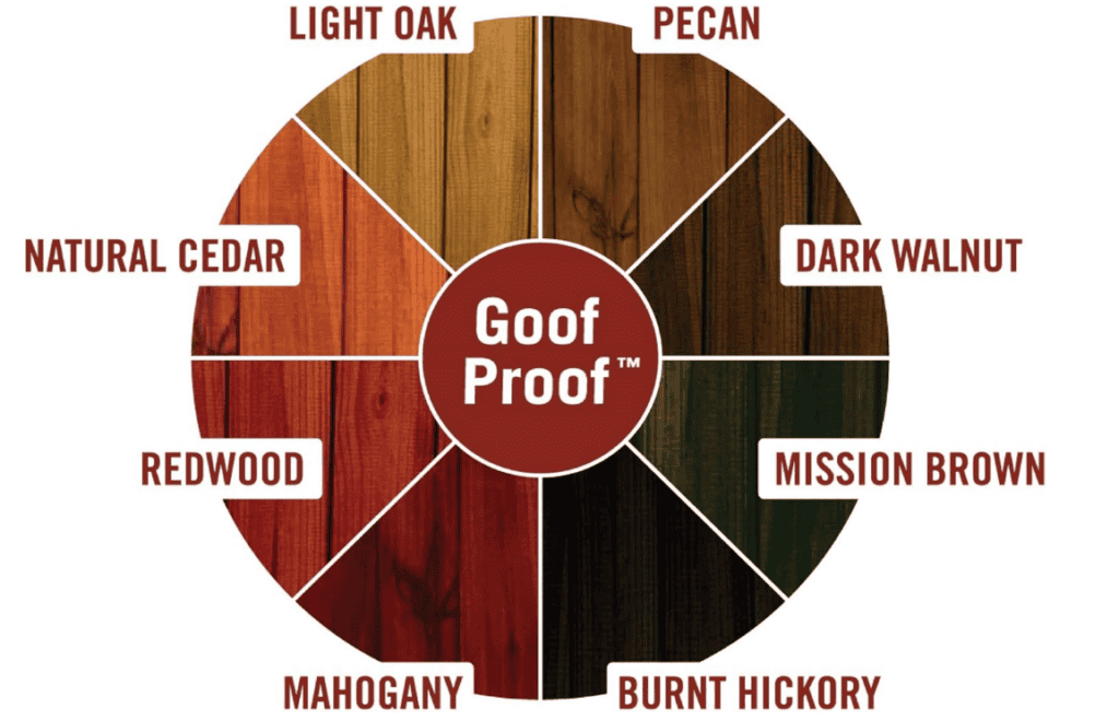 different types of wood stain and ready seal