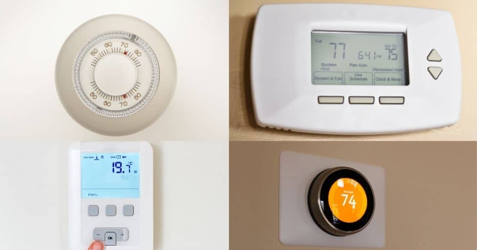 various types of thermostats for pros and cons of smart thermostats